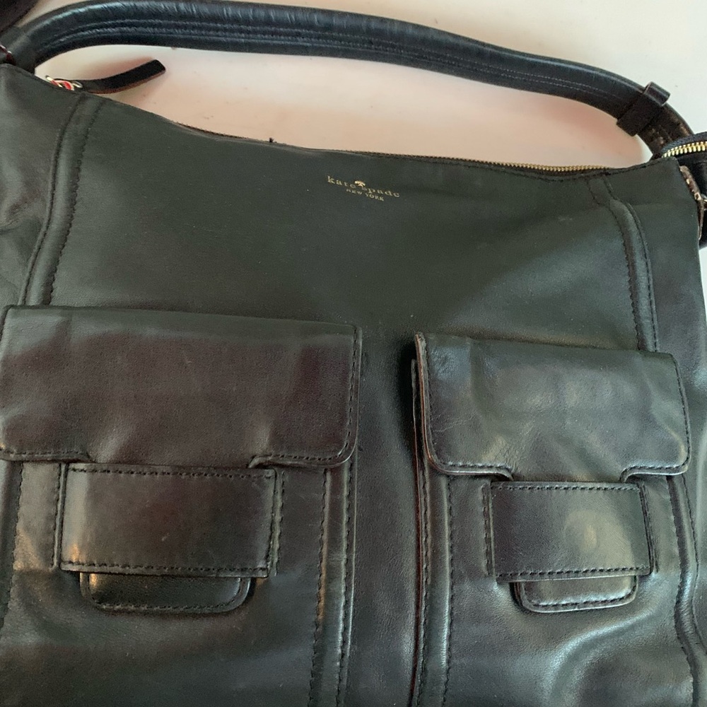 Kate Spade Black Satchel Leather Bag